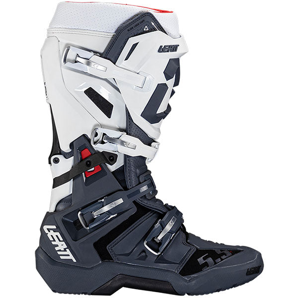 Product image of Leatt, 5.5 FlexLock Enduro Boots in White, Sizes: 7-13, SKU: 3025400206