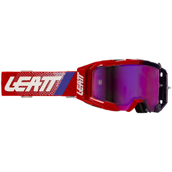 Studio product image of Leatt, Velocity 5.5 Iriz Goggle in Sundown, Blue 26%, Colors: Acid Tiger, Blu UC 26%, Flame, Bronze 68%, Fuel, Bronze 68%, SunBurn, Purple 78%, Sundown, Blue 26%, SKU: 8023020270