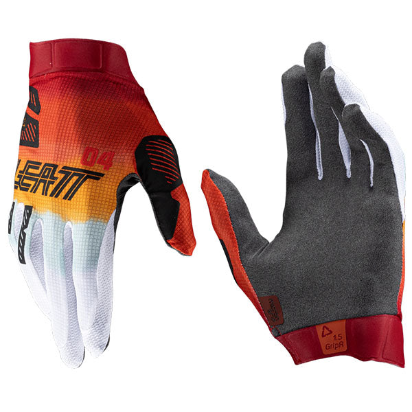 Studio product image of Leatt, Moto 1.5 GripR Glove in Carnival, Colors: Argon, Carnival, Cheetah, Glamis, Matcha, Sizes: 2-2, SKU: 6025350464