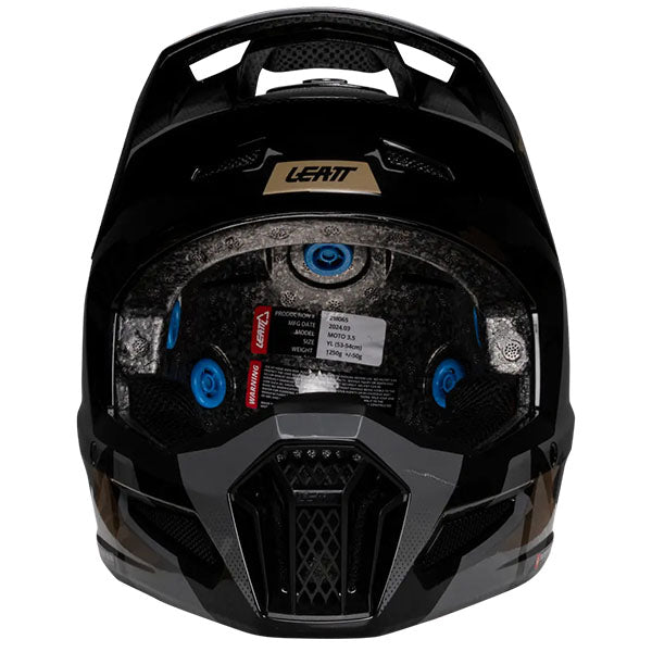 Product image of Leatt, Moto 3.5 V25 Helmet Kit (Youth), Colors: Black, Cheetah, Royal, White, Sizes: Y-LG, Y-MD