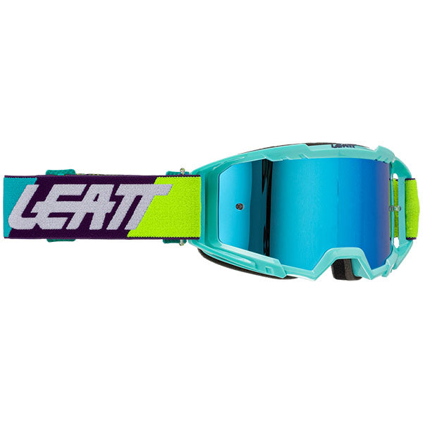 Image showing Leatt, Vizion 3.5 Iriz Goggle in Teal Blue, Colors: Acid Blue, Black Silver, Blue Red, Forge Silver, Green, Lime Red, Purple Silver, Teal Blue, SKU: 8025250160
