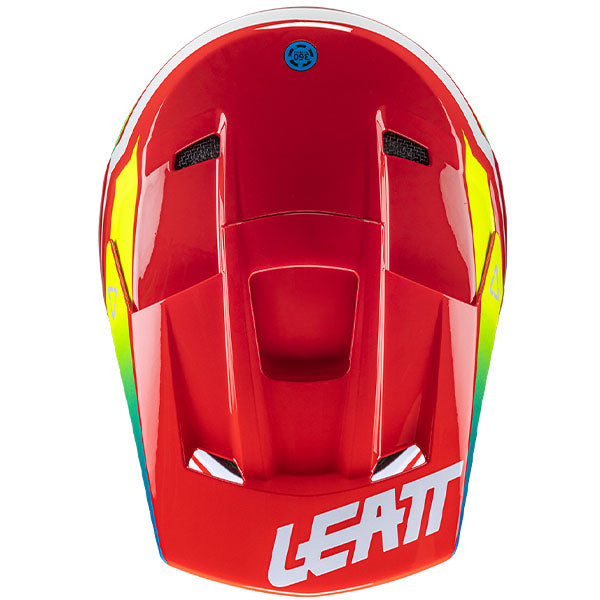 Image showing Leatt, Moto 2.5 V25 Helmet in Red, Colors: Argon, Black, Red, Royal, White, Sizes: 2-2, SKU: 1025100701