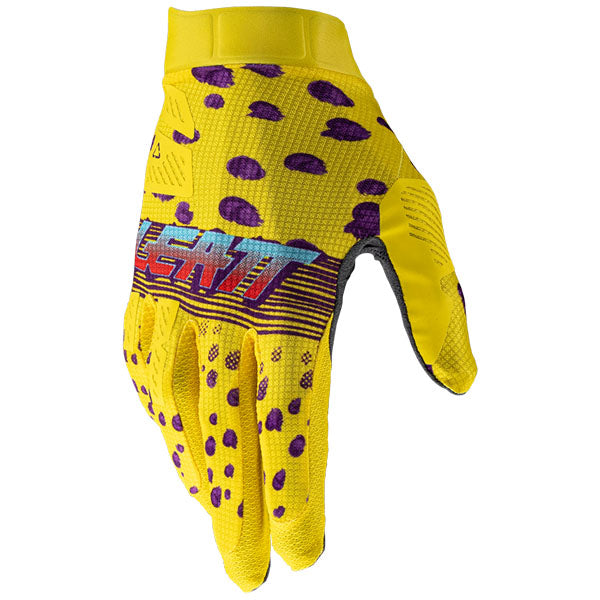 Image showing Leatt, Moto 1.5 Glove (Youth) in Carnival, Colors: Carnival, Cheetah, Pitboard Royal, Sizes: 2-2, SKU: 6025450340