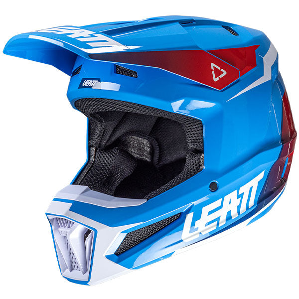 Image showing Leatt, Moto 2.5 V25 Helmet in Argon, Colors: Argon, Black, Red, Royal, White, Sizes: 2-2, SKU: 1025100701
