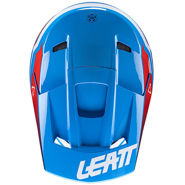 Studio product image of Leatt, Moto 2.5 V25 Helmet in White, Colors: Argon, Black, Red, Royal, White, Sizes: 2-2, SKU: 1025100701