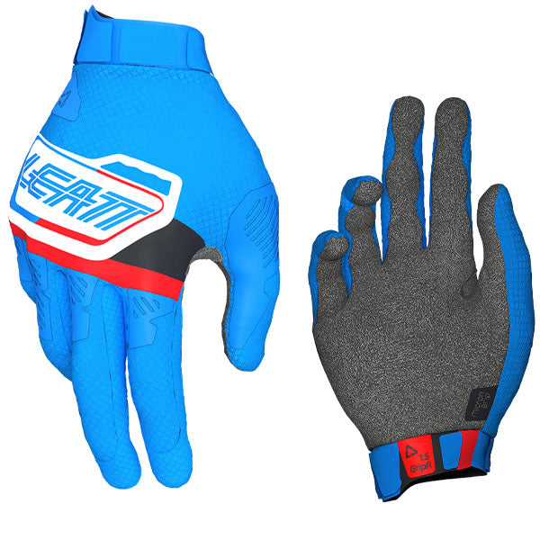 Detailed product image of Leatt, Moto 1.5 Glove (Youth) in Cheetah, Colors: Carnival, Cheetah, Pitboard Royal, Sizes: 2-2, SKU: 6025450340
