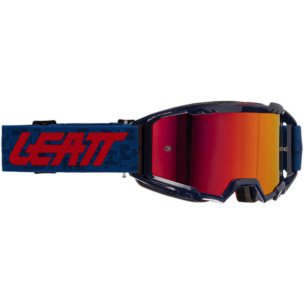 Detailed product image of Leatt, Vizion 3.5 Iriz Goggle, Colors: Acid Blue, Black Silver, Blue Red, Forge Silver, Green, Lime Red, Purple Silver, Teal Blue, SKU: 8025250160