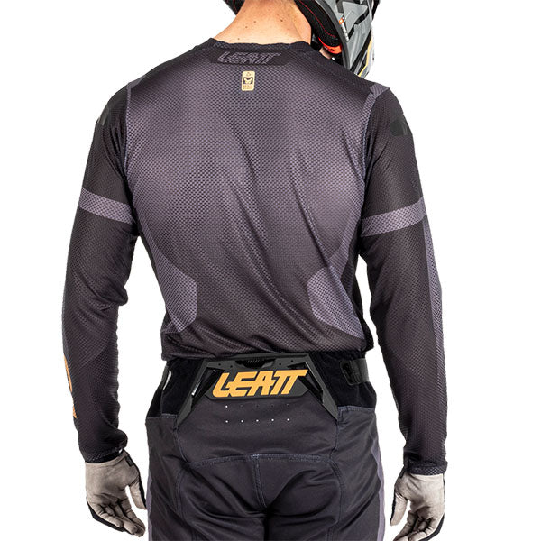 Product image of Leatt, Moto 5.5 UltraWeld Jersey in Stealth, Colors: Cheetah, Flame, Matcha, Stealth, Sunburn, Sizes: 2-3, SKU: 5025300144