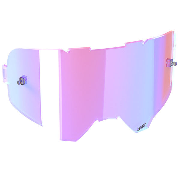 Product photo showing Leatt, Velocity Cryztal Iriz Lens in Platinum 30 VLT, Colors: Fuchsia 22 VLT, Platinum 30 VLT, Prisma 60 VLT, SKU: 8025200740