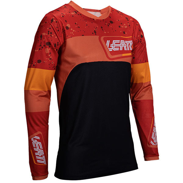 Image showing Leatt, Moto 4.5 Enduro Jersey in Burn, Colors: Burn, Ice, Sizes: 2-3, SKU: 5025300104