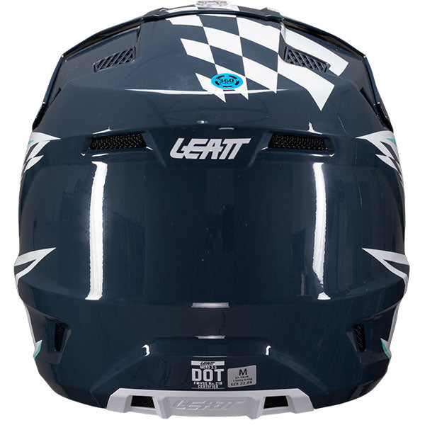 Image showing Leatt, Moto 3.5 V25 Helmet Kit in 2XL, Colors: 2XL, LG, MD, SM, XL, XS, Sizes: Blue, Matcha, Red, Royal, Stealth, Steel, White, SKU: 1025100464