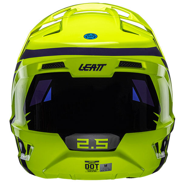 Image showing Leatt, Moto 2.5 V25 Helmet, Colors: Argon, Black, Red, Royal, White, Sizes: 2-2, SKU: 1025100701
