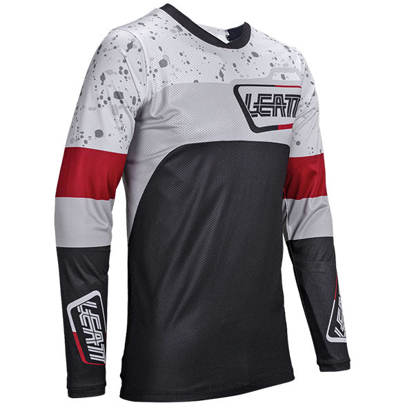 Detailed product image of Leatt, Moto 4.5 Enduro Jersey in Burn, Colors: Burn, Ice, Sizes: 2-3, SKU: 5025300104