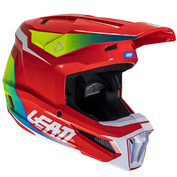 Image showing Leatt, Moto 2.5 V25 Helmet in Argon, Colors: Argon, Black, Red, Royal, White, Sizes: 2-2, SKU: 1025100701