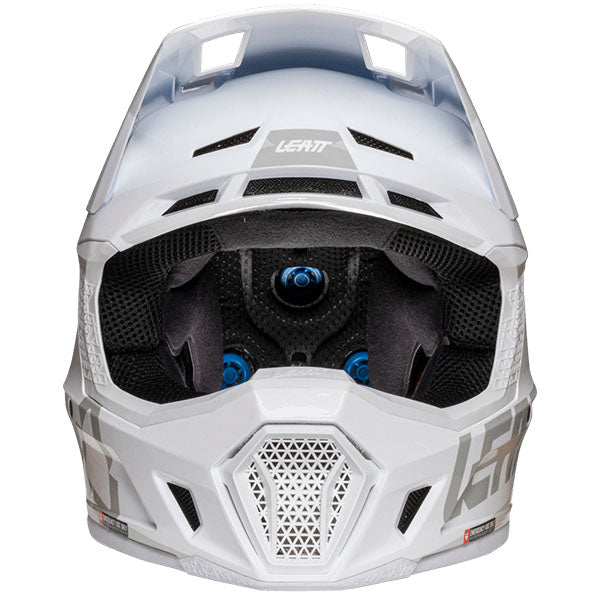 Detailed product image of Leatt, Moto 7.5 V25 Helmet Kit in Steel, Colors: Orange, Red, Ruby, Steel, White, Sizes: 2-2, SKU: 1025100365