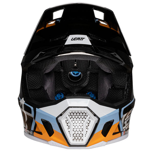 Product image of Leatt, Moto 7.5 V25 Helmet Kit in Orange, Colors: Orange, Red, Ruby, Steel, White, Sizes: 2-2, SKU: 1025100365