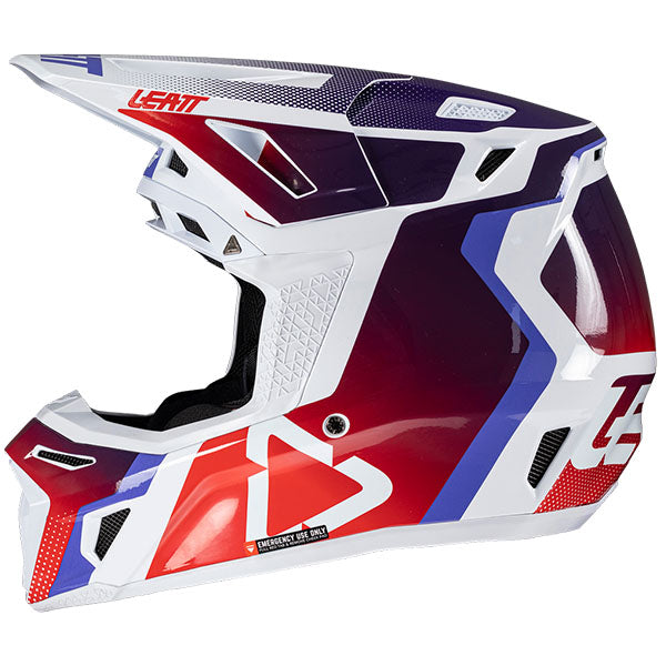Image showing Leatt, Moto 8.5 V25 Helmet Kit in Royal, Colors: Black, Cheetah, Glamis, Royal, SunBurn, White, Sizes: 2-2, SKU: 1025100244