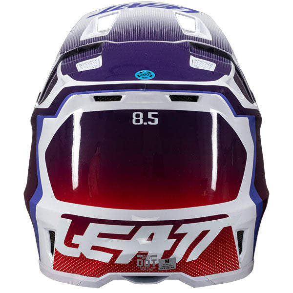 Image showing Leatt, Moto 8.5 V25 Helmet Kit in Royal, Colors: Black, Cheetah, Glamis, Royal, SunBurn, White, Sizes: 2-2, SKU: 1025100244