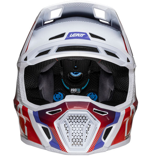 Studio product image of Leatt, Moto 8.5 V25 Helmet Kit in Royal, Colors: Black, Cheetah, Glamis, Royal, SunBurn, White, Sizes: 2-2, SKU: 1025100244
