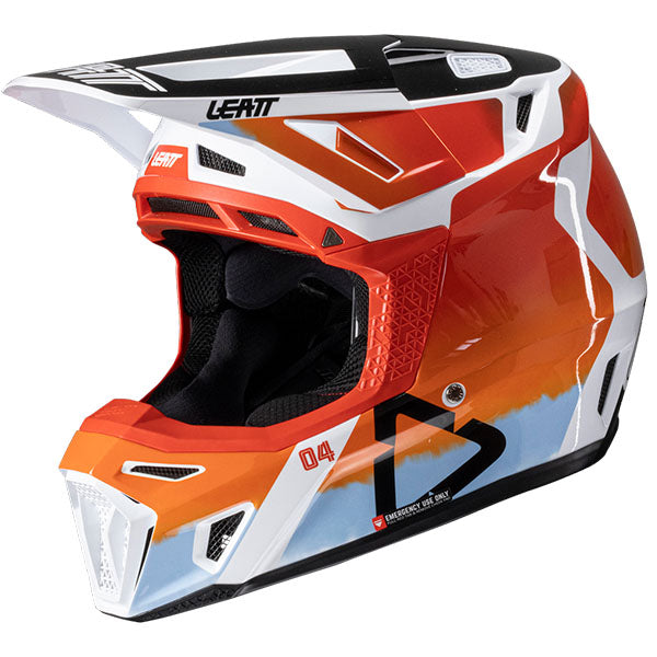Product image of Leatt, Moto 8.5 V25 Helmet Kit in Black, Colors: Black, Cheetah, Glamis, Royal, SunBurn, White, Sizes: 2-2, SKU: 1025100244