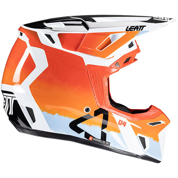 Studio product image of Leatt, Moto 8.5 V25 Helmet Kit in SunBurn, Colors: Black, Cheetah, Glamis, Royal, SunBurn, White, Sizes: 2-2, SKU: 1025100244