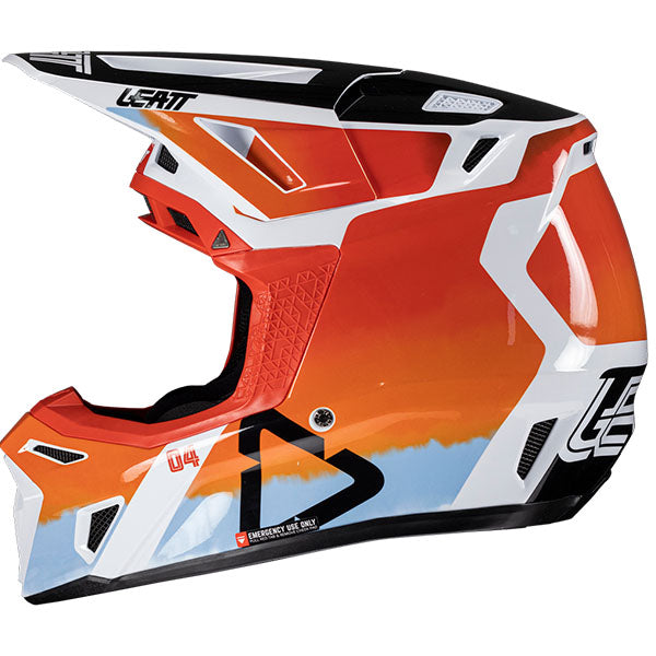 Detailed product image of Leatt, Moto 8.5 V25 Helmet Kit in Glamis, Colors: Black, Cheetah, Glamis, Royal, SunBurn, White, Sizes: 2-2, SKU: 1025100244