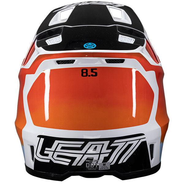 Product photo showing Leatt, Moto 8.5 V25 Helmet Kit in SunBurn, Colors: Black, Cheetah, Glamis, Royal, SunBurn, White, Sizes: 2-2, SKU: 1025100244