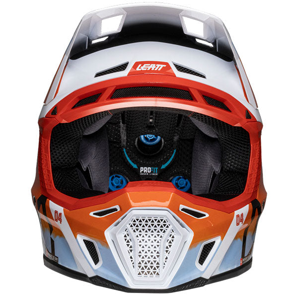 Product image of Leatt, Moto 8.5 V25 Helmet Kit in SunBurn, Colors: Black, Cheetah, Glamis, Royal, SunBurn, White, Sizes: 2-2, SKU: 1025100244