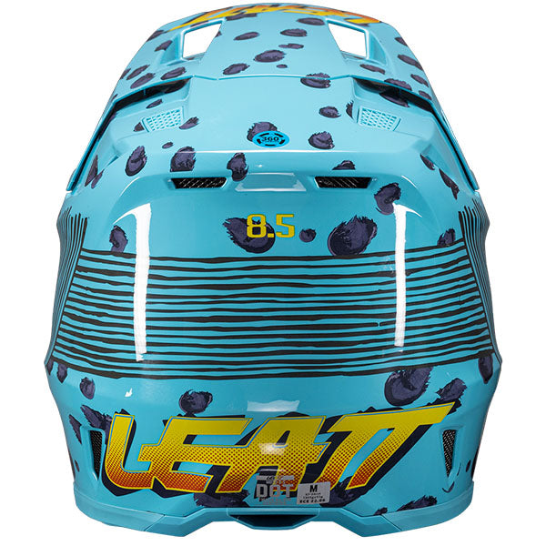 Studio product image of Leatt, Moto 8.5 V25 Helmet Kit in Cheetah, Colors: Black, Cheetah, Glamis, Royal, SunBurn, White, Sizes: 2-2, SKU: 1025100244