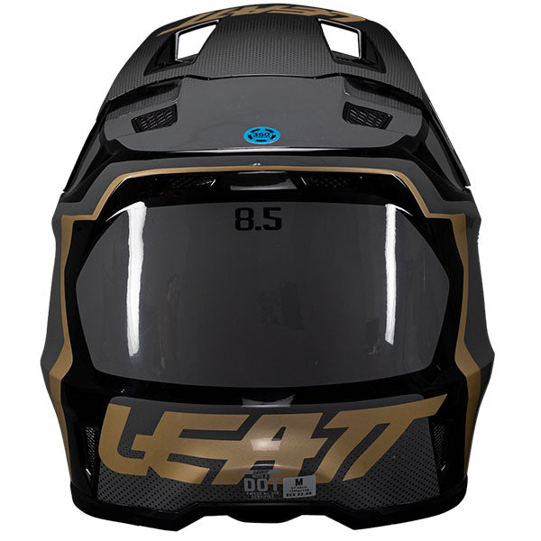 Studio product image of Leatt, Moto 8.5 V25 Helmet Kit in Black, Colors: Black, Cheetah, Glamis, Royal, SunBurn, White, Sizes: 2-2, SKU: 1025100244