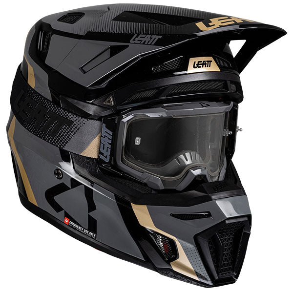 Image showing Leatt, Moto 8.5 V25 Helmet Kit in Black, Colors: Black, Cheetah, Glamis, Royal, SunBurn, White, Sizes: 2-2, SKU: 1025100244
