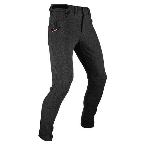 Product photo showing Leatt, Gravity 3.0 Pants (MTB) Mountain Bike in Black, Colors: Black, Denim, Sizes: 28-40, SKU: 5023036702