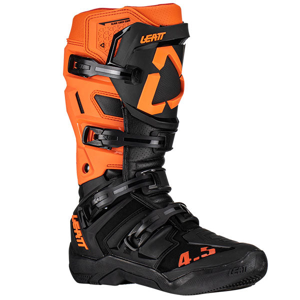 Studio product image of Leatt, 4.5 Boots in Forge, Colors: Black, Forge, Orange, White, Sizes: 7-13, SKU: 3021100226