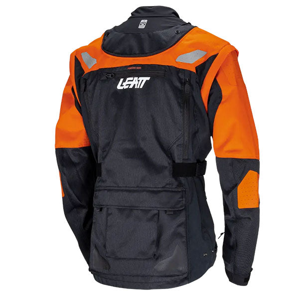 Detailed product image of Leatt, Moto 5.5 Enduro Jacket in Orange, Colors: Forge, Orange, Sizes: 2-2, SKU: 5024080101