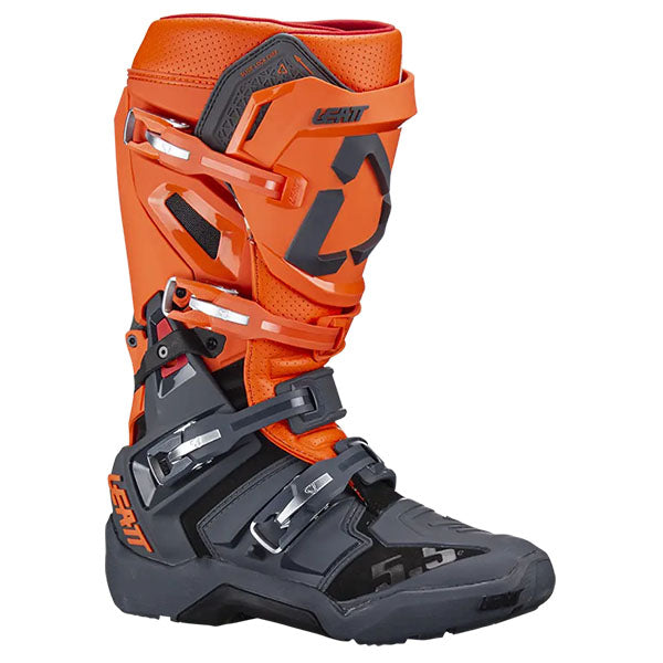 Product photo showing Leatt, 5.5 Flexlock Enduro Boots in Orange, Sizes: 7-13, SKU: 3024050180
