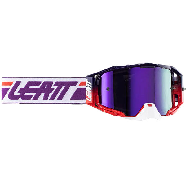 Product photo showing Leatt, Velocity 6.5 Iriz Goggle, Colors: Forge, Red, Sundown