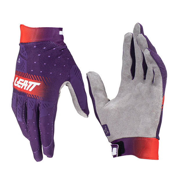 Product photo showing Leatt, Moto 2.5 X-Flow Gloves in XL, Colors: 2XL, LG, MD, SM, XL, Sizes: Citrus, Jungle, Red, RubyStone, SunDown, SKU: 6024090202