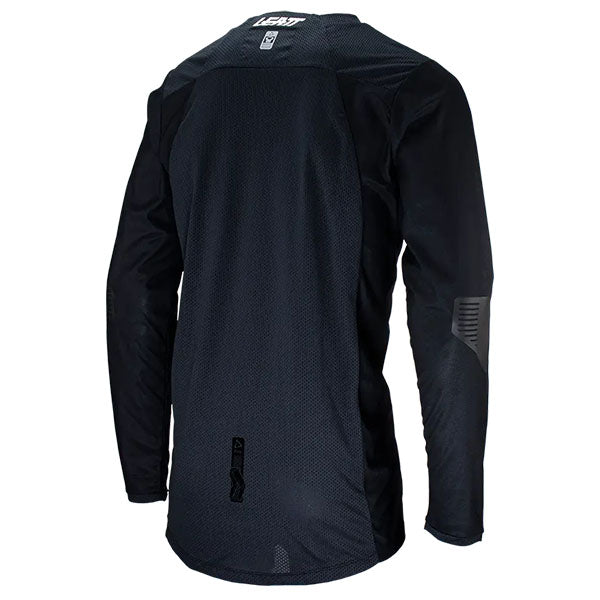 Product photo showing Leatt, Moto 4.5 Enduro Jersey in Black, Colors: Black, Blue, Forge, Stone, Sizes: 2-3, SKU: 5024080335
