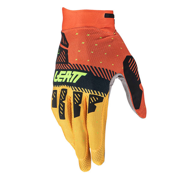 Detailed product image of Leatt, Moto 2.5 X-Flow Gloves in 2XL, Colors: 2XL, LG, MD, SM, XL, Sizes: Citrus, Jungle, Red, RubyStone, SunDown, SKU: 6024090202