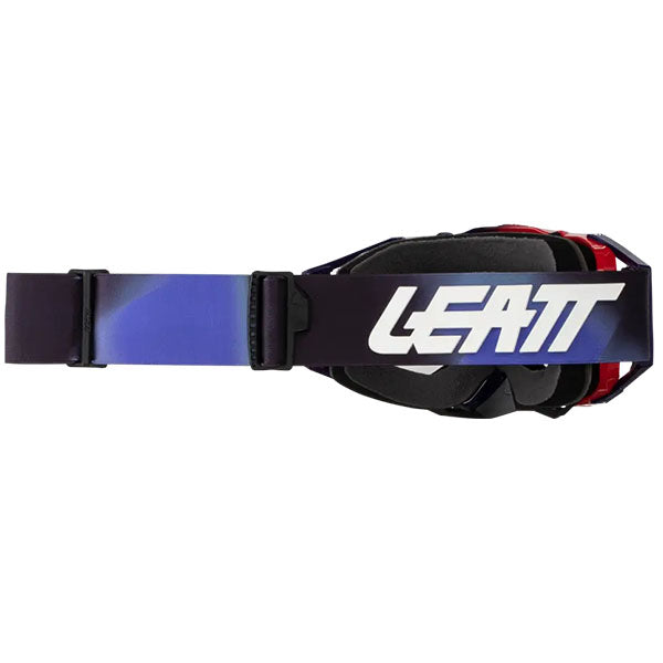 Product photo showing Leatt, Velocity 6.5 Goggle in Royal, Light Grey 58%, Colors: Flame, Clear 83%, Graphene Grey, Light Grey 58%, Red, Clear 83%, Royal, Light Grey 58%, SunDown, Light Grey 58%