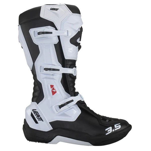 Product photo showing Leatt, 3.5 Boots in Orange, Colors: Blue, Orange, Red, Stealth, White, Sizes: 7-13, SKU: 3024050324
