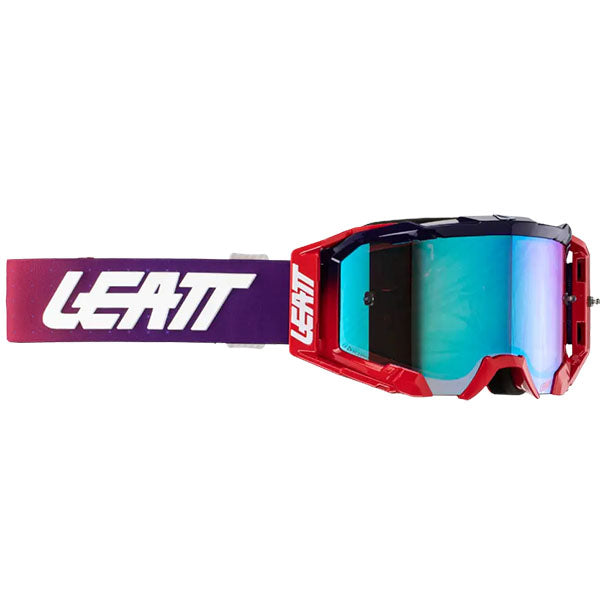 Detailed product image of Leatt, Velocity 5.5 Iriz Goggle, Colors: Acid Tiger, Blu UC 26%, Flame, Bronze 68%, Fuel, Bronze 68%, SunBurn, Purple 78%, Sundown, Blue 26%, SKU: 8023020270