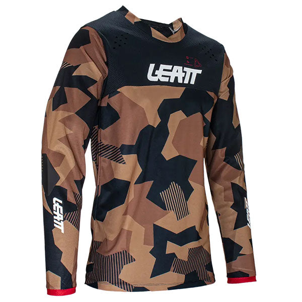 Product image of Leatt, Moto 4.5 Enduro Jersey in Forge, Colors: Black, Blue, Forge, Stone, Sizes: 2-3, SKU: 5024080335