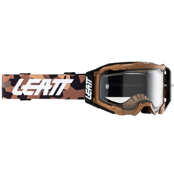 Product photo showing Leatt, Velocity 5.5 Enduro Goggle, Colors: Forge, Stone