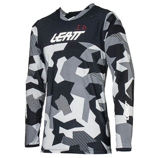 Product image of Leatt, Moto 4.5 Enduro Jersey in Forge, Colors: Black, Blue, Forge, Stone, Sizes: 2-3, SKU: 5024080335