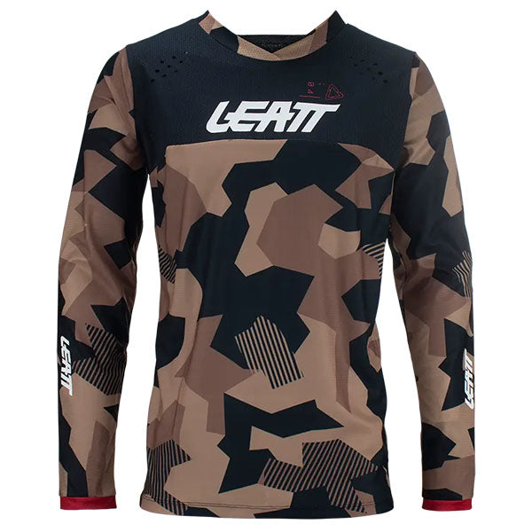 Product image of Leatt, Moto 4.5 Enduro Jersey in Forge, Colors: Black, Blue, Forge, Stone, Sizes: 2-3, SKU: 5024080335