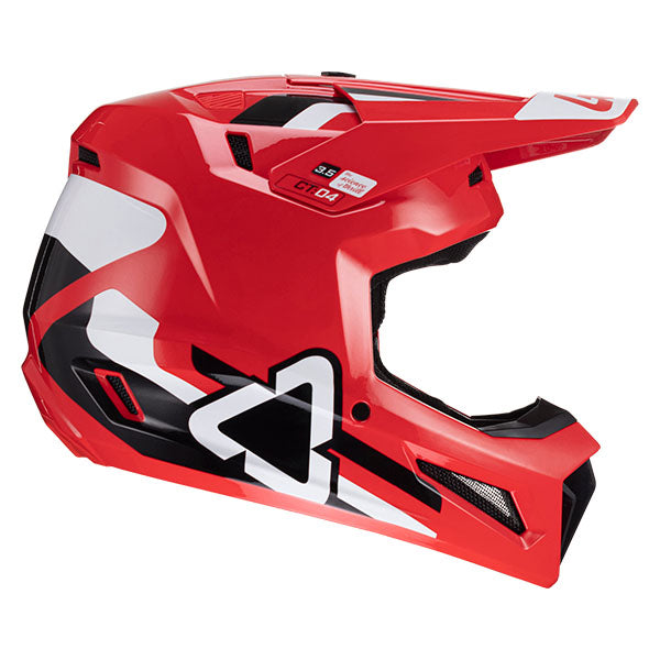 Product photo showing Leatt, Moto 3.5 Helmet (Youth) in Citrus, Colors: Black/White, Blue, Citrus, Red, Sizes: Y-LG, Y-MD, SKU: 1024060680