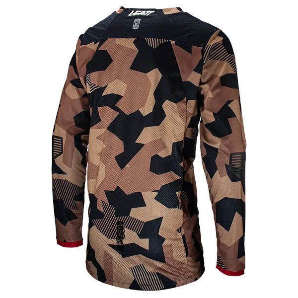 Product photo showing Leatt, Moto 4.5 Enduro Jersey in Stone, Colors: Black, Blue, Forge, Stone, Sizes: 2-3, SKU: 5024080335