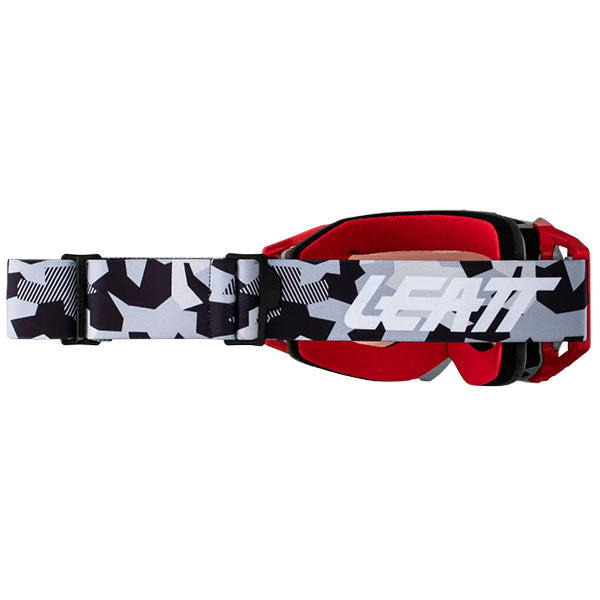 Product photo showing Leatt, Velocity 5.5 Goggle, Colors: Blue Light Grey, Forge Rose, Stealth Light Grey, White Light Grey, SKU: 8024070340