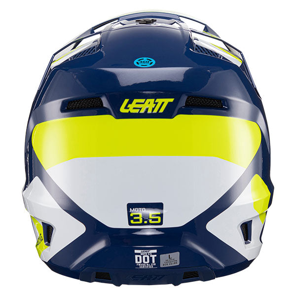 Detailed product image of Leatt, Moto 3.5 Helmet (Youth), Colors: Black/White, Blue, Citrus, Red, Sizes: Y-LG, Y-MD, SKU: 1024060680
